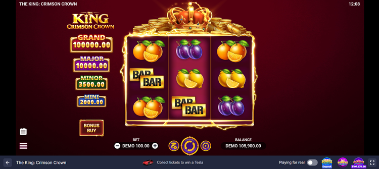The King: Crimson Crown Slot - 1 - BitStarz Casino