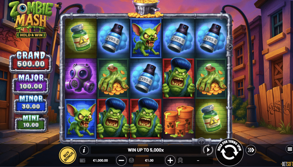 Zombie Mash Slot - 1 - BitStarz Casino