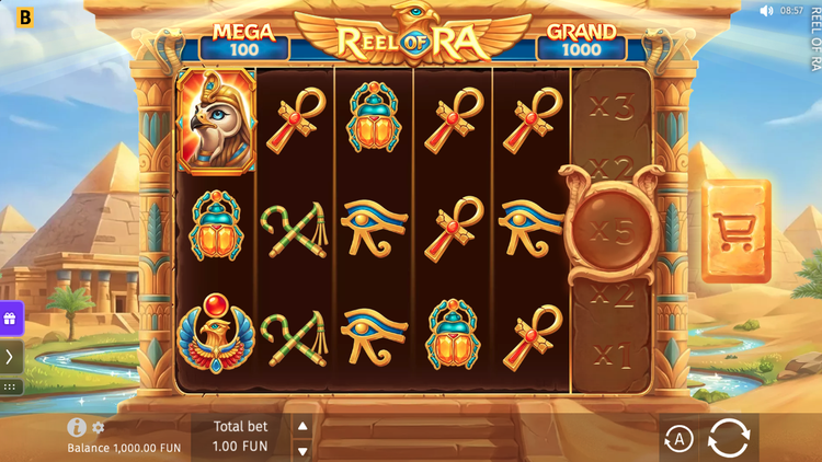 Reel of Ra Slot - 1 - BitStarz Casino