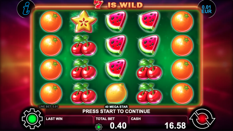 40 Mega Star Slot - 1 - BitStarz Casino