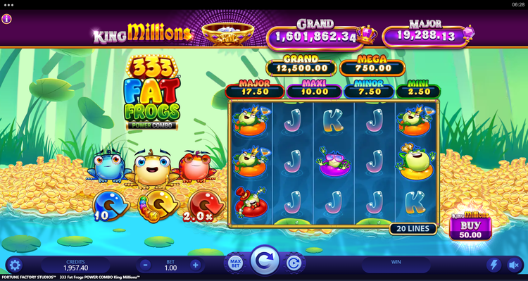 333 Fat Frogs Power Combo King Millions Slot - 1 - BitStarz Casino