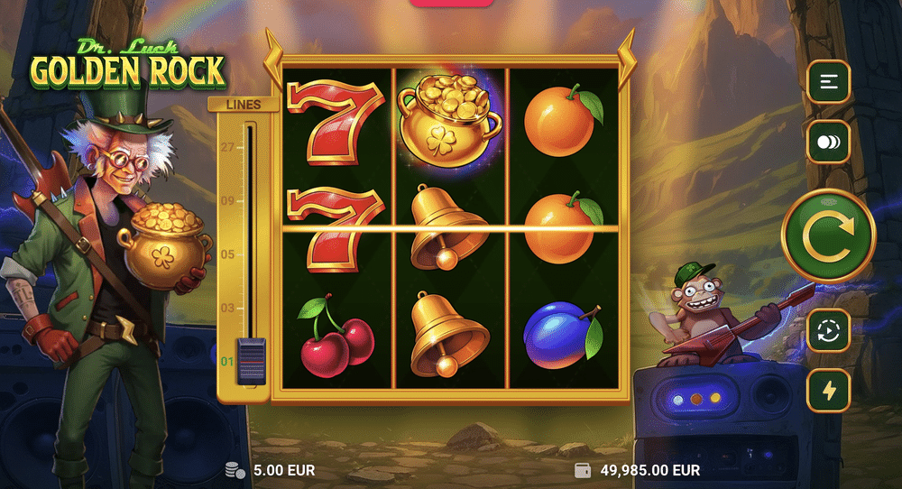 Dr. Luck Golden Rock Slot - 1 - BitStarz Casino