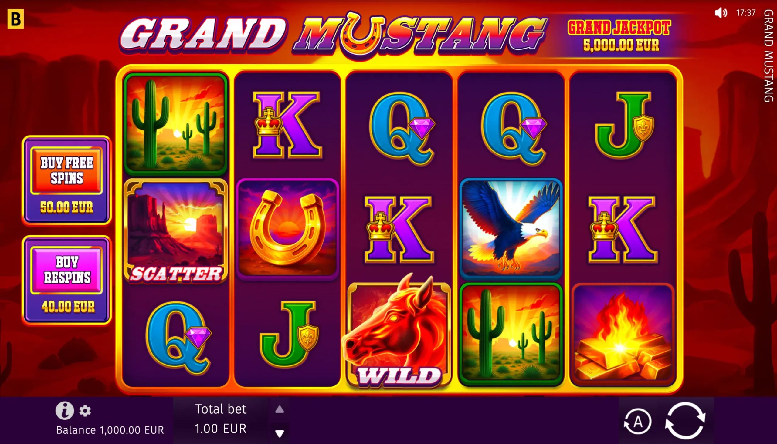 Grand Mustang Slot - 1 - BitStarz Casino