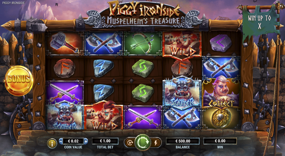 Piggy Ironside: Muspelheim's Treasure Slot - 1 - BitStarz Casino