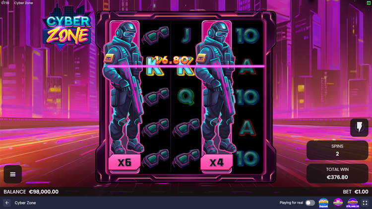 Cyber Zone Slot - 3 - BitStarz Casino