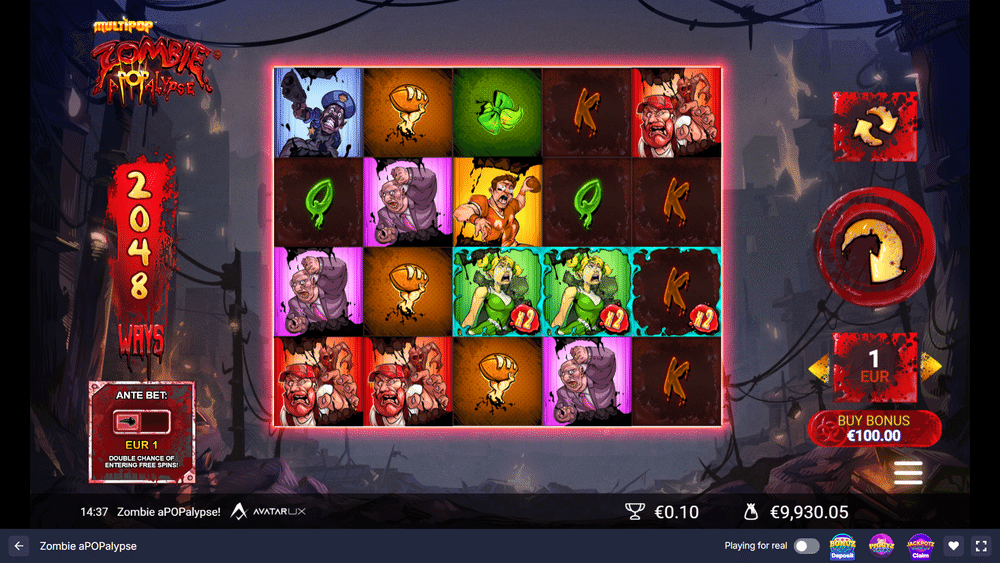 Zombie aPOPalypse Slot - 1 - BitStarz Casino