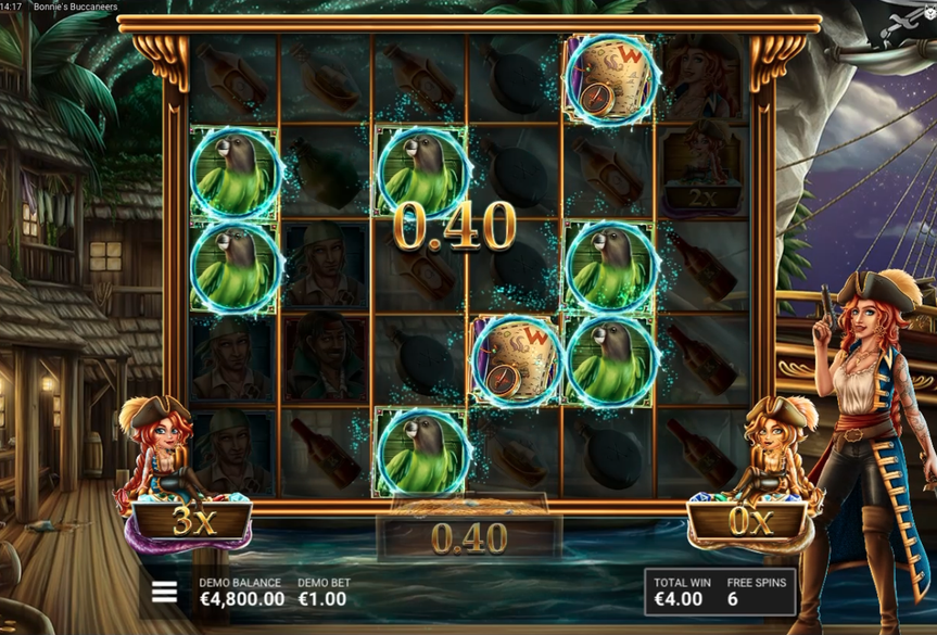 Bonnie's Buccaneers Slot - 2 - BitStarz Casino