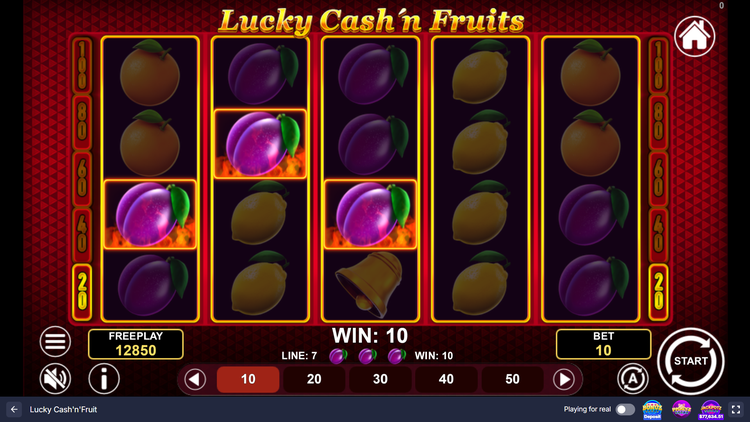 Lucky Cash'n'Fruit Slot - 1 - BitStarz Casino