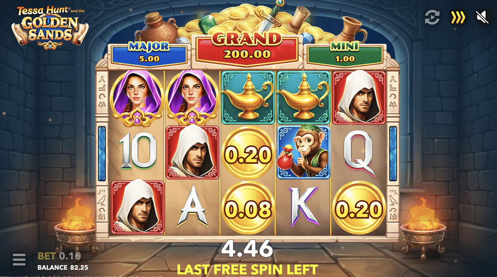 Tessa Hunt and the Golden Sands Slot - 1 - BitStarz Casino