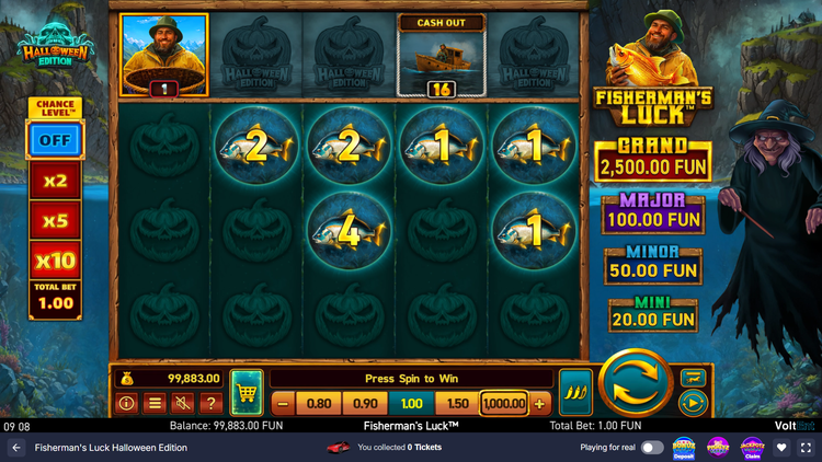 Fisherman's Luck Halloween Edition Slot - 1 - BitStarz Casino