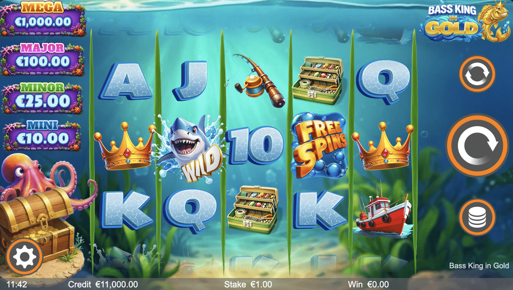 Bass King in Gold Slot - 1 - BitStarz Casino
