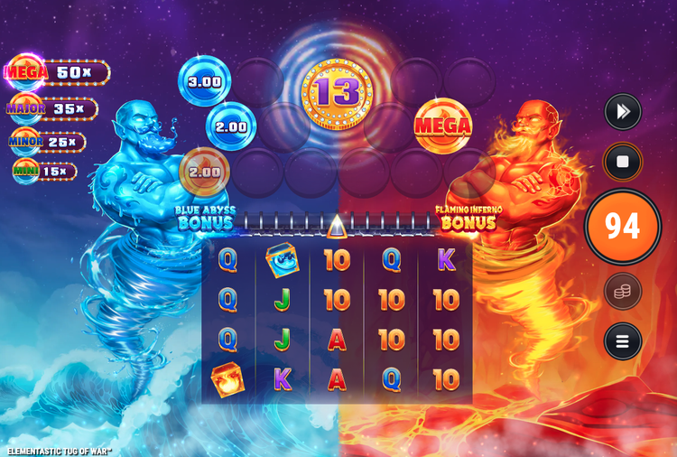 Elementastic Tug of War Slot - 1 - BitStarz Casino