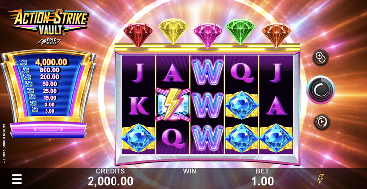 Action Strike Vault Slot - 1 - BitStarz Casino