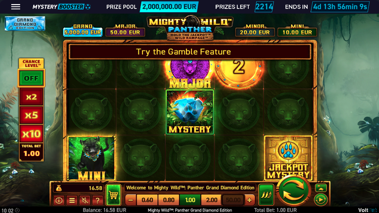 Mighty Wild: Panther Grand Diamond Edition Slot - 1 - BitStarz Casino