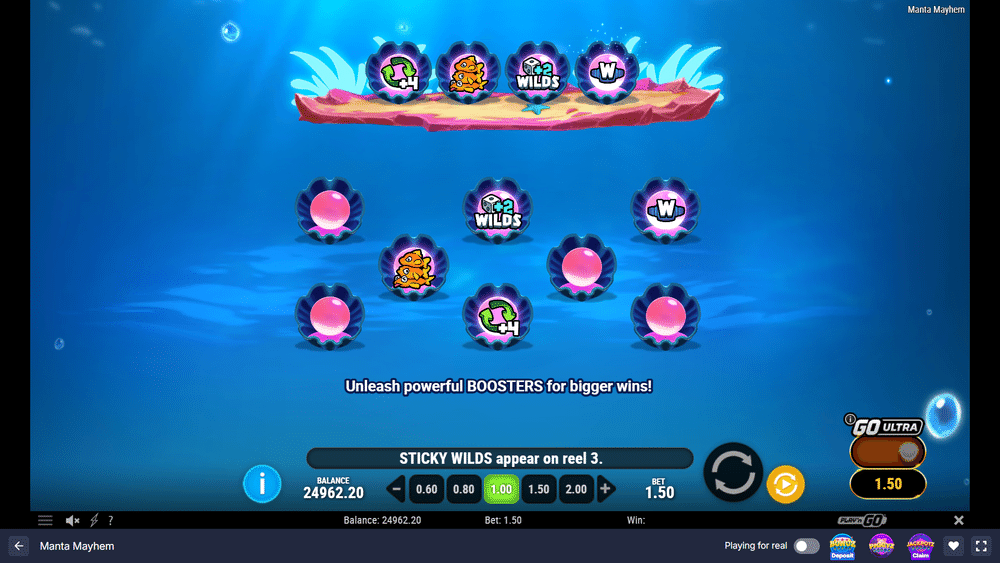 Manta Mayhem Slot - 3 - BitStarz Casino
