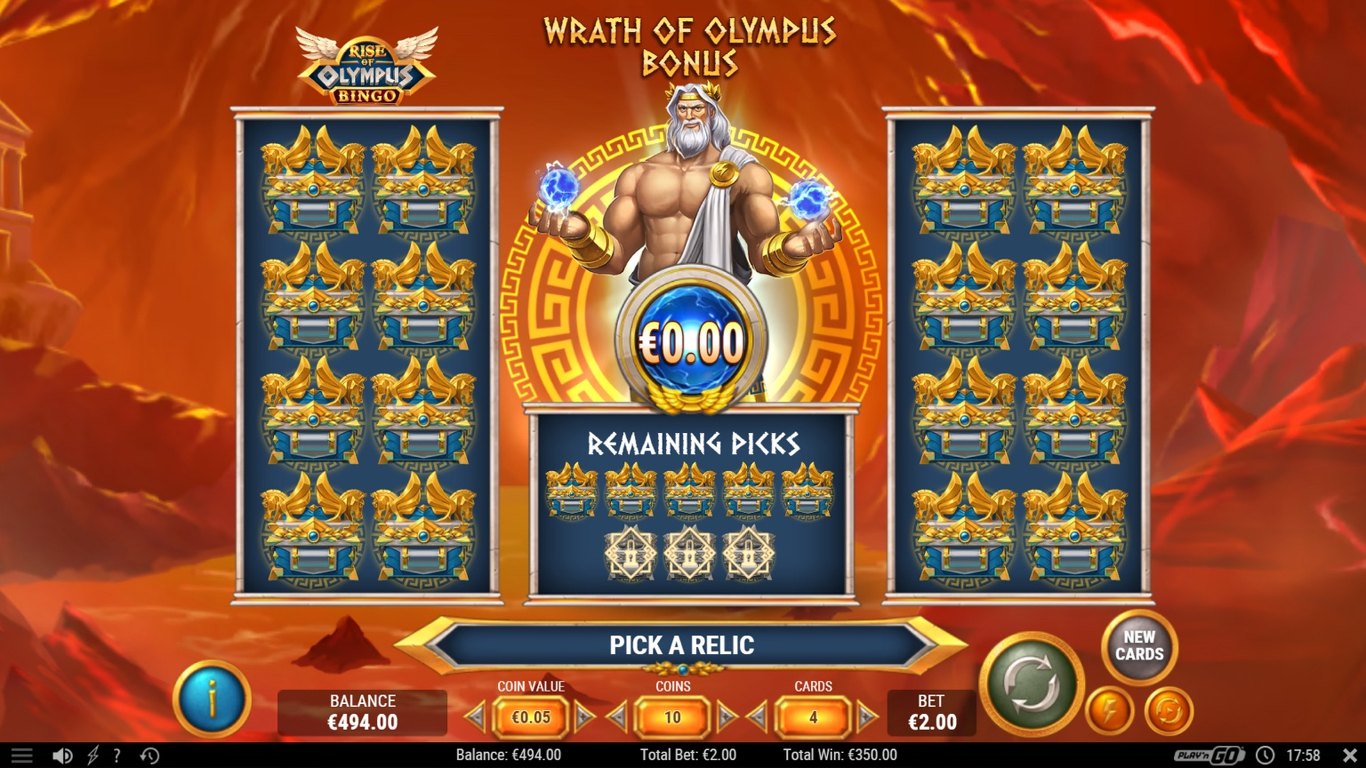 Rise of Olympus Bingo Slot - 2 - BitStarz Casino