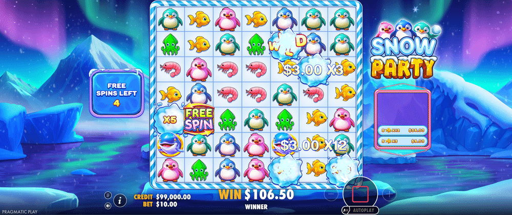 Snow Party Slot - 3 - BitStarz Casino