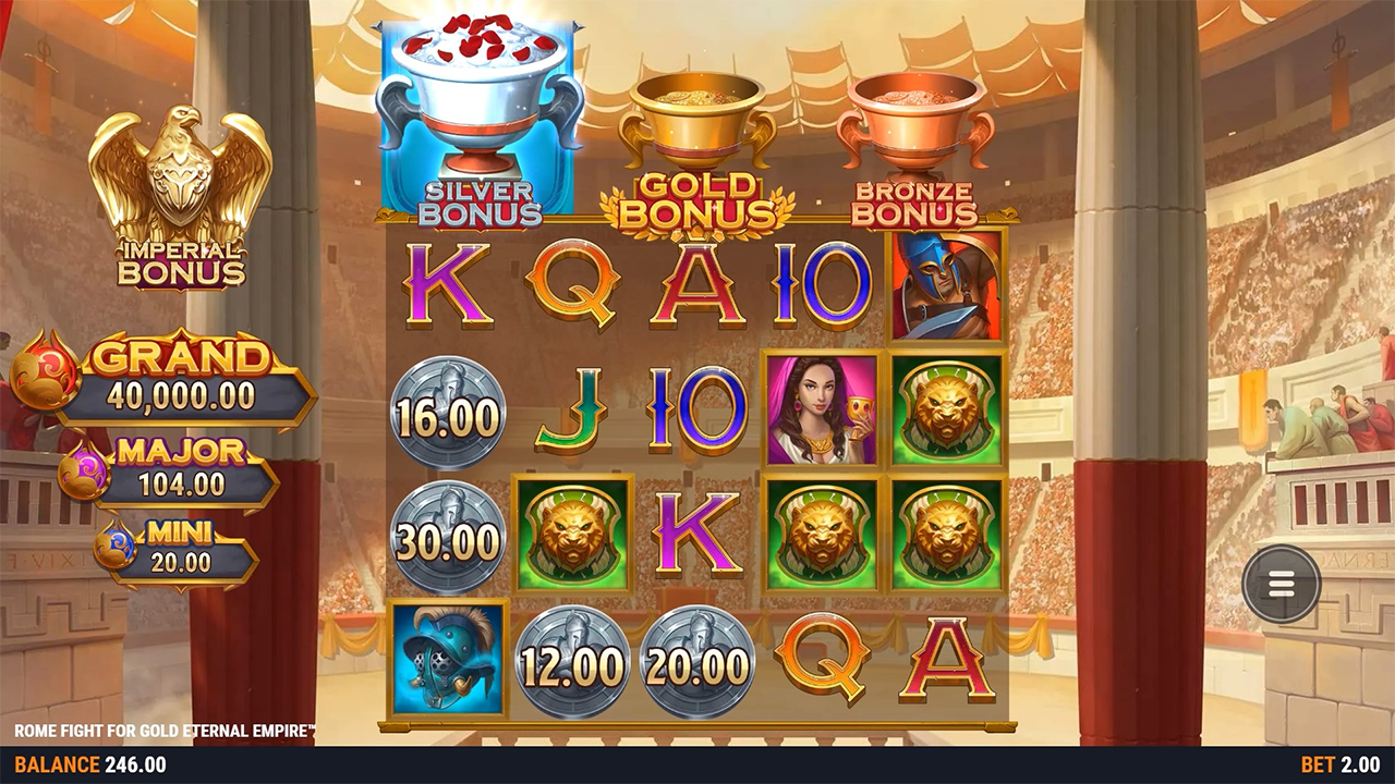 Rome Fight for Gold Eternal Empire Slot - 1 - BitStarz Casino