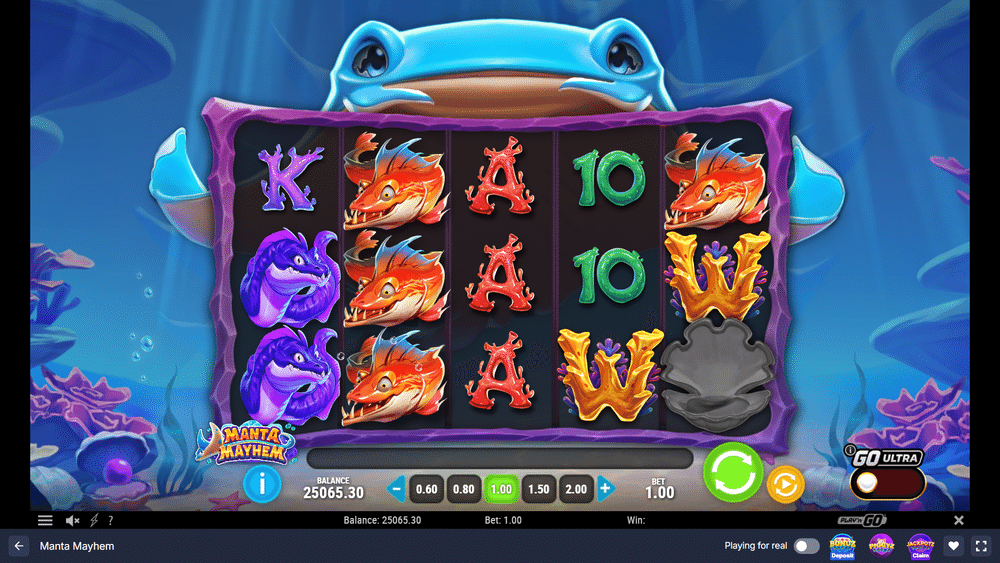 Manta Mayhem Slot - 1 - BitStarz Casino