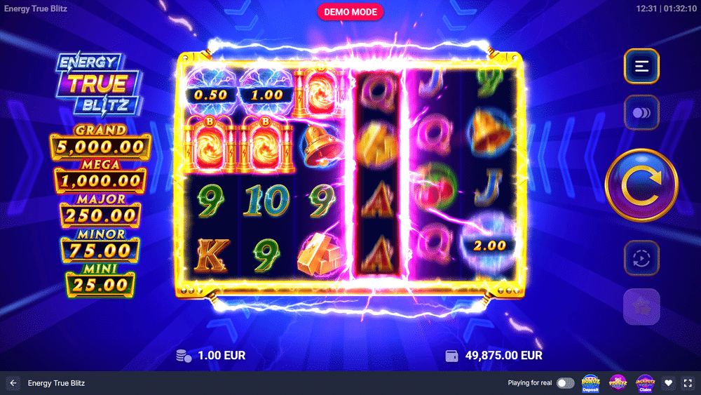 Energy True Blitz Slot - 1 - BitStarz Casino