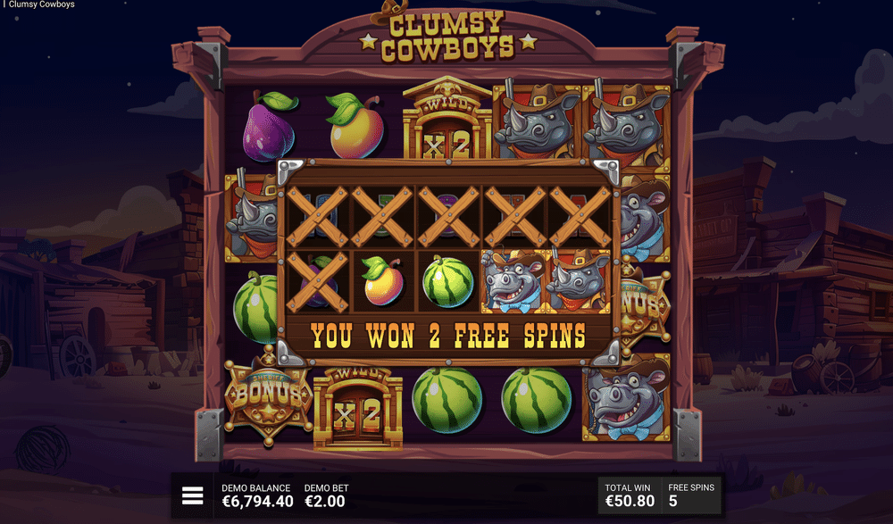 Clumsy Cowboys Slot - 2 - BitStarz Casino