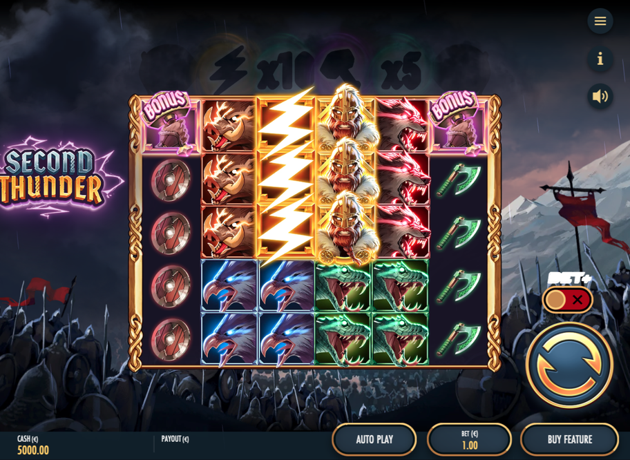 Second Thunder Slot - 1 - BitStarz Casino