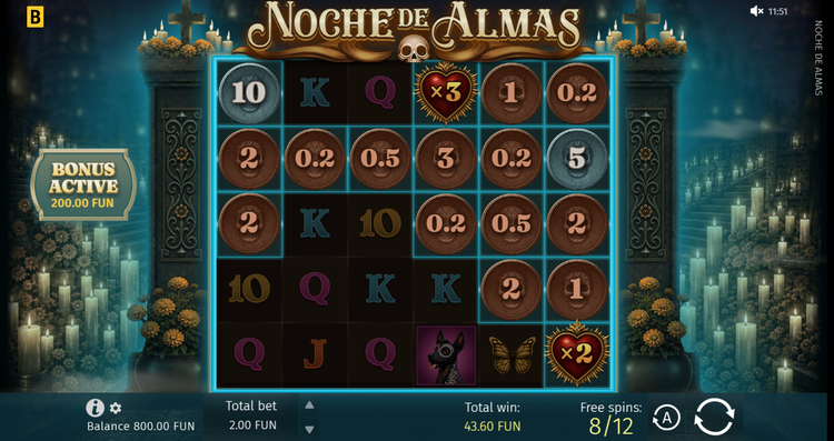 Noche de Almas Slot - 3 - BitStarz Casino