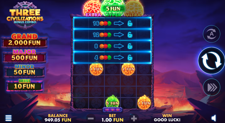 Three Civilizations: Bonus Combo Slot - 2 - BitStarz Casino