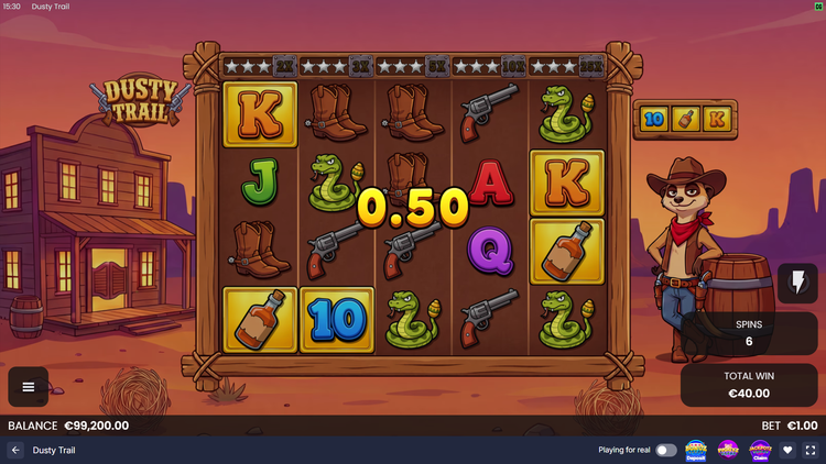 Dusty Trail Slot - 2 - BitStarz Casino