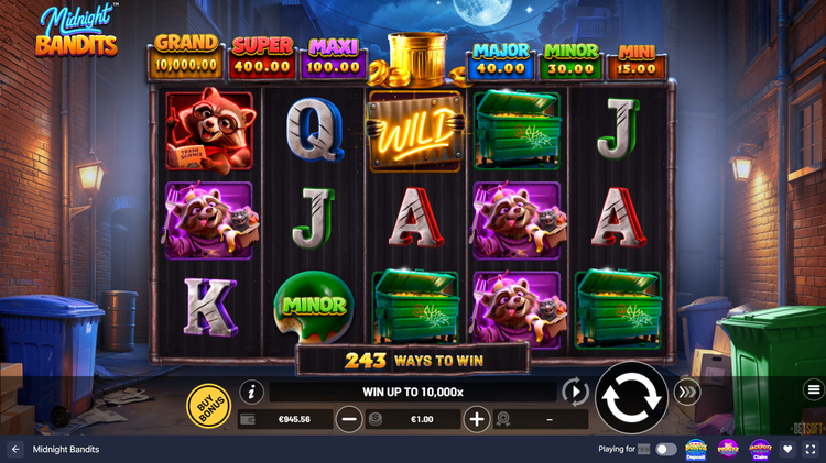 Midnight Bandits Slot - 1 - BitStarz Casino