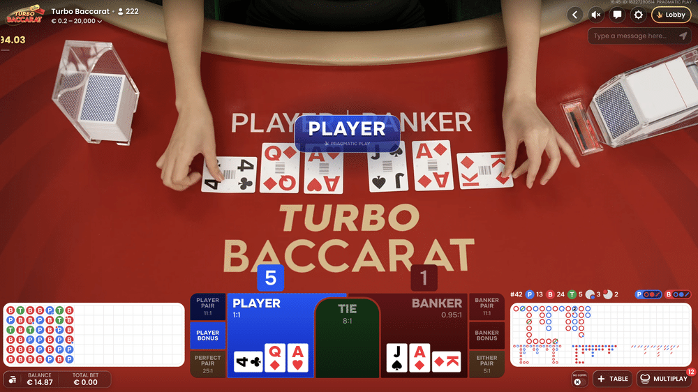 Turbo Baccarat - 2 - BitStarz Casino