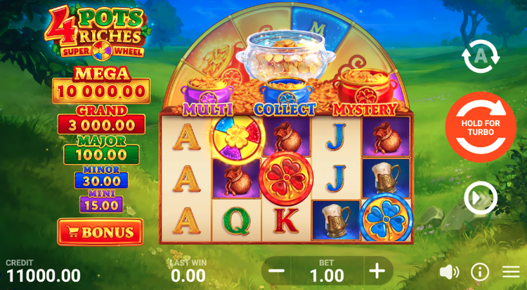 4 Pots Riches: Super Wheel Slot - 1 - BitStarz Casino
