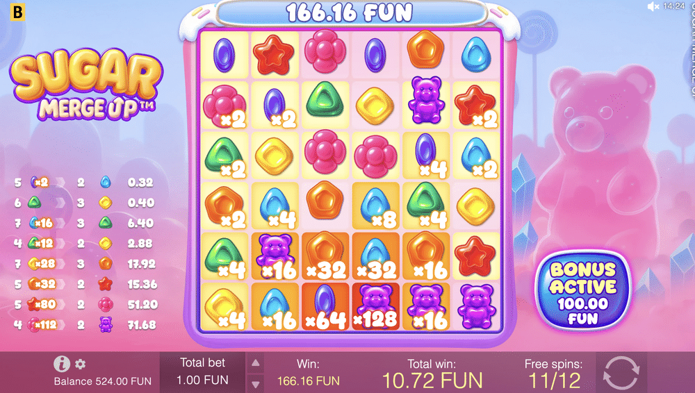 Sugar Merge Up Slot - 1 - BitStarz Casino