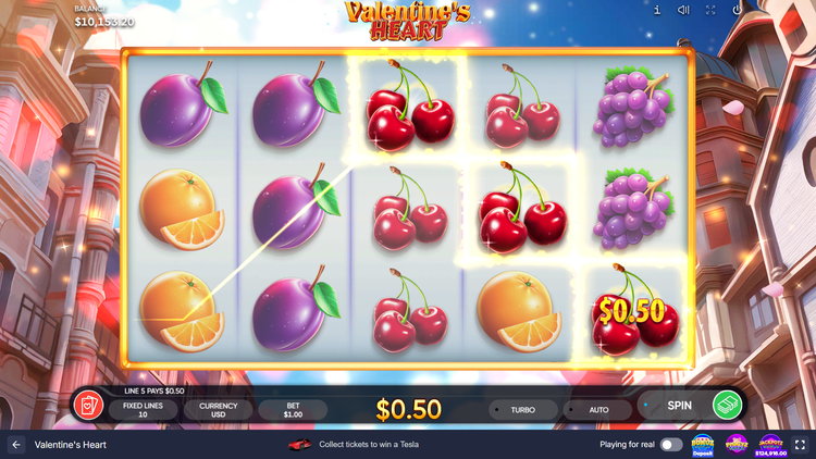 Valentine's Heart Slot - 1 - BitStarz Casino