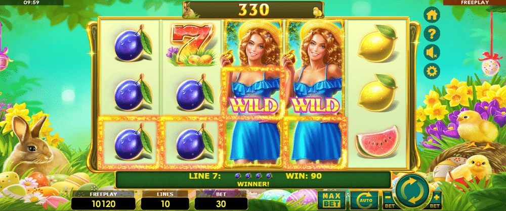 Lady Fruits 10 Easter Slot - 1 - BitStarz Casino