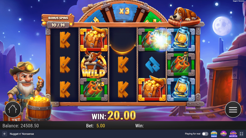 Nugget n' Nonsense Slot - 3 - BitStarz Casino