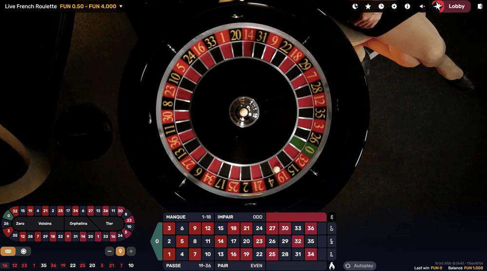 Live French Roulette - 2 - BitStarz Casino