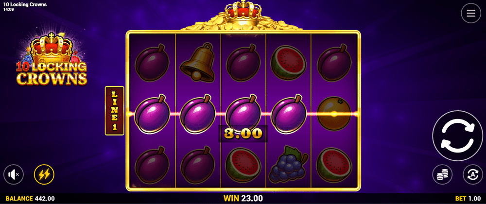 10 Locking Crowns Slot - 1 - BitStarz Casino