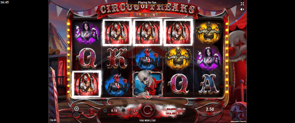 Circus of Freaks Slot - 1 - BitStarz Casino