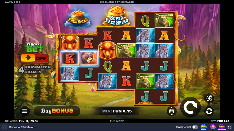 Bisonado 2 PrizeMatch Slot - 1 - BitStarz Casino