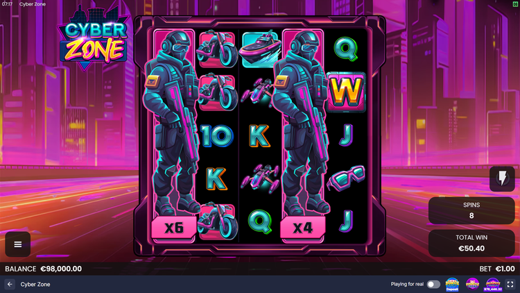 Cyber Zone Slot - 2 - BitStarz Casino