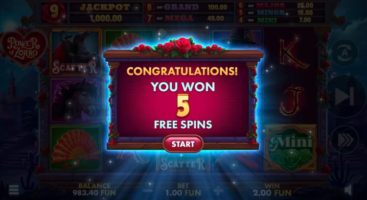 Power of Zorro Slot - 2 - BitStarz Casino