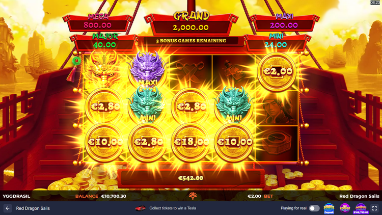Red Dragon Sails Slot - 3 - BitStarz Casino