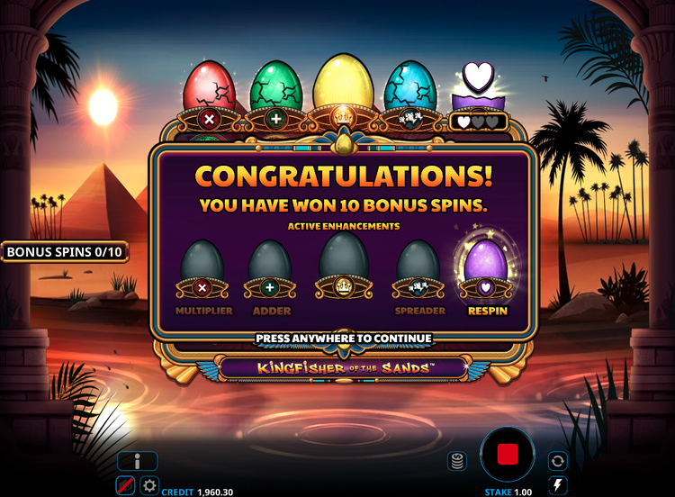 Kingfisher of the Sands Slot - 2 - BitStarz Casino