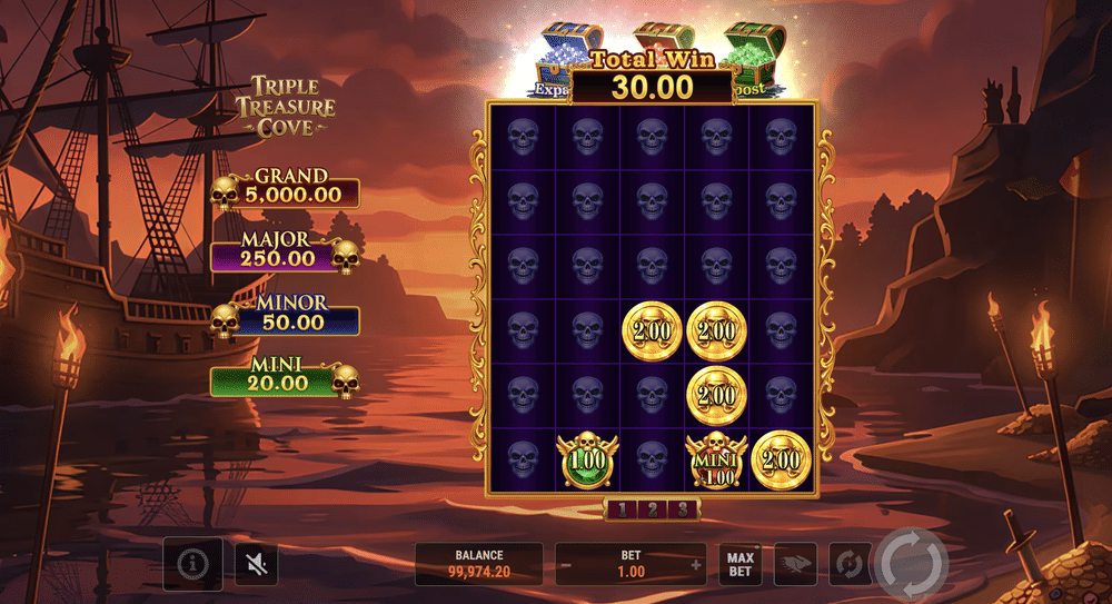 Triple Treasure Cove Hold & Win Slot - 2 - BitStarz Casino