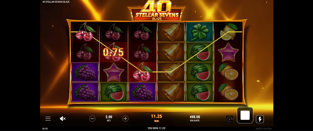 40 Stellar Sevens Blaze Slot - 1 - BitStarz Casino