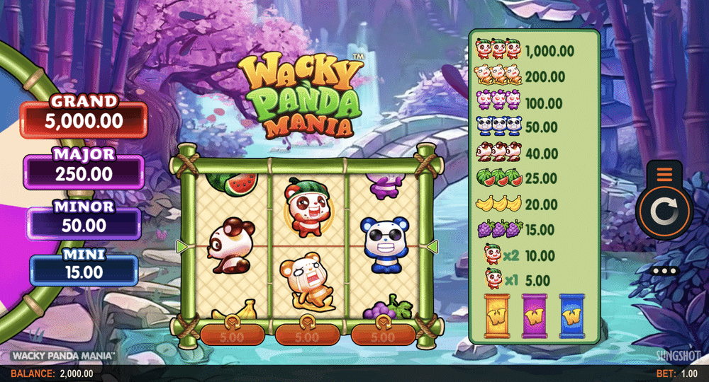 Wacky Panda Mania Slot - 1 - BitStarz Casino