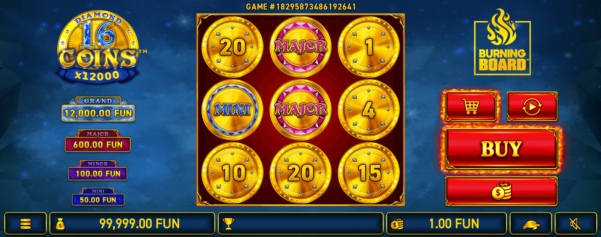 16 Coins Diamond Burning Board Slot - 2 - BitStarz Casino