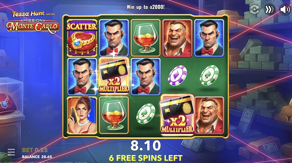 Tessa Hunt & The Mission Monte Carlo Slot - 1 - BitStarz Casino