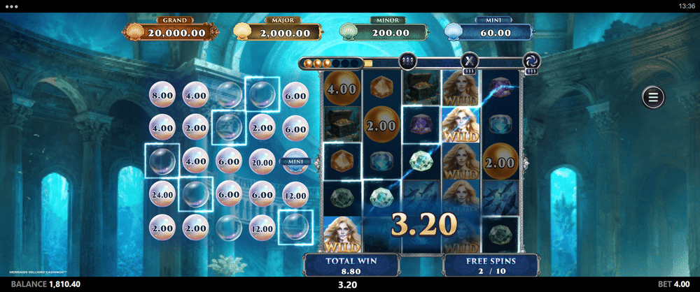 Mermaids Millions Cashingo Slot - 3 - BitStarz Casino